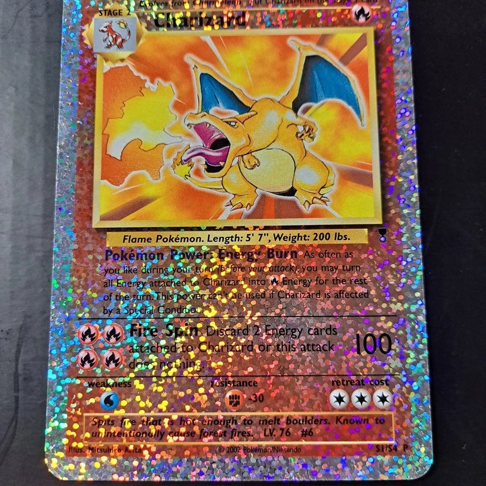 Reserved for Theking Charizard and Mewtwo Jumbo Box Topper s1/s4 2002